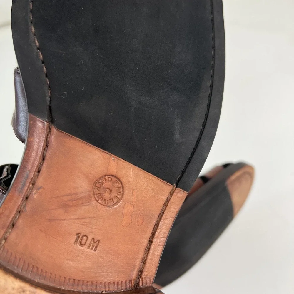 Mezlan Shoes Mens Size 10 M Brown Leather Diablo Fisherman Sandals Buckle